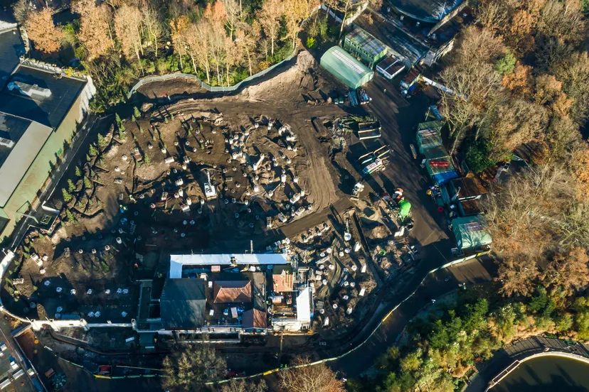 dronebeeld bouwplaats max moritz 1