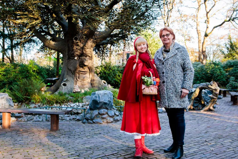 gaby van den biggelaar en roodkapje efteling samenwerking