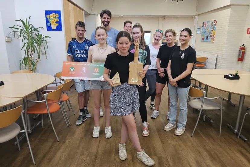 gouden trofee elin van der wouw