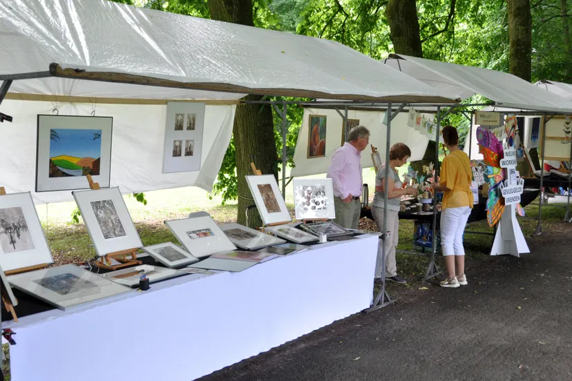 kunstmarkt het witte kasteel in 2018