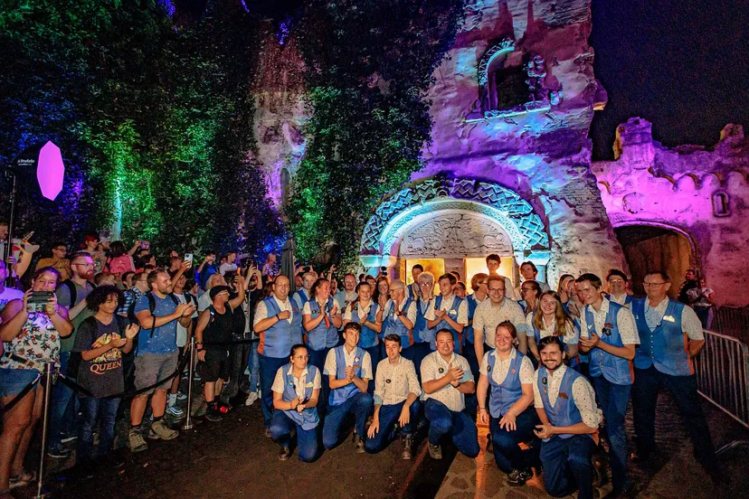 medewerkers voor het spookslot efteling
