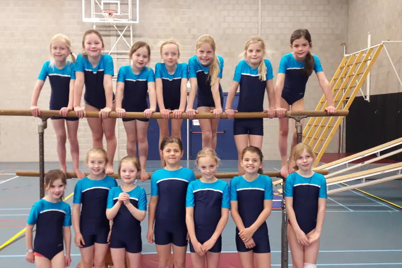 nieuwe turnpakje loon op zand