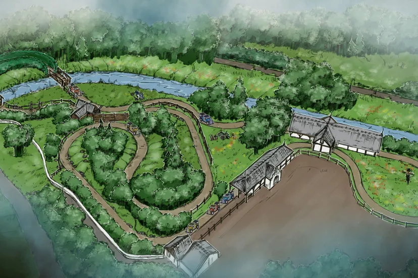 schets oude tufferbaan nieuwe situatie