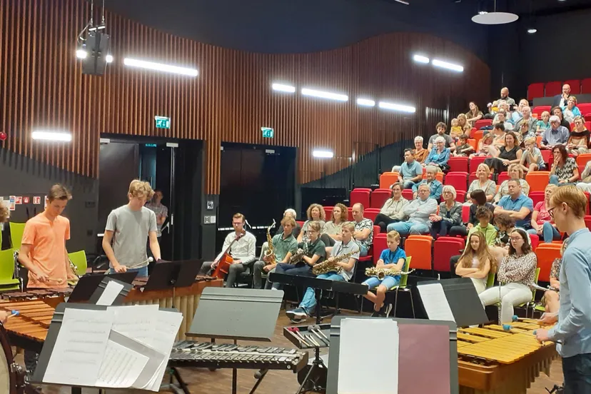slagwerk met publiek koffieconcert