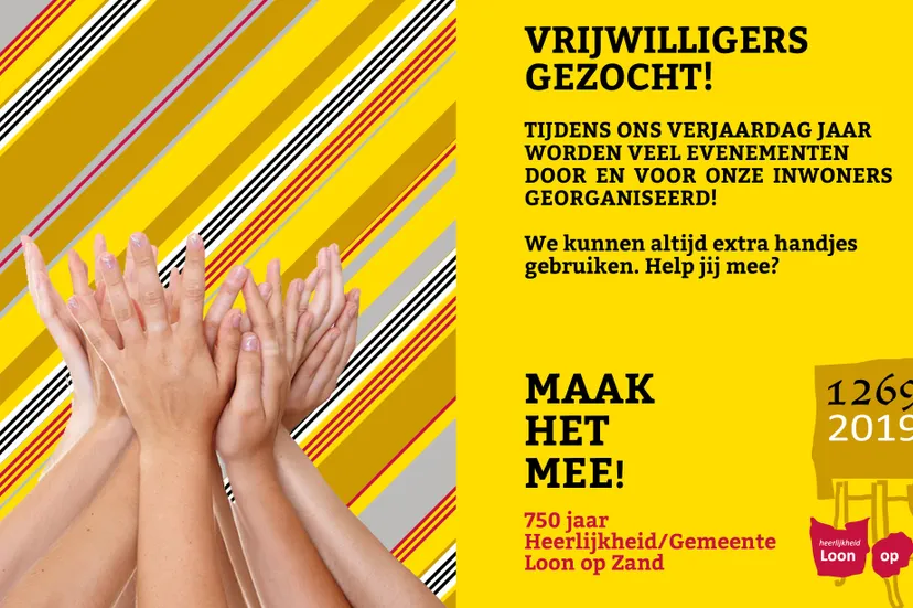 vrijwilligers gezocht