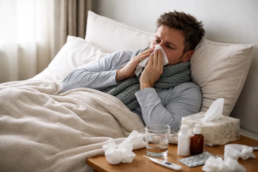 verkouden ziek