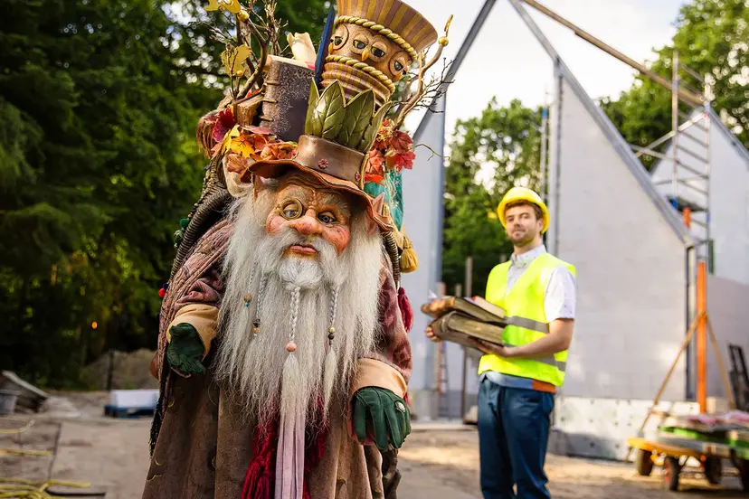 Contouren bibliotheek met Sprookjessprokkelaar - Efteling