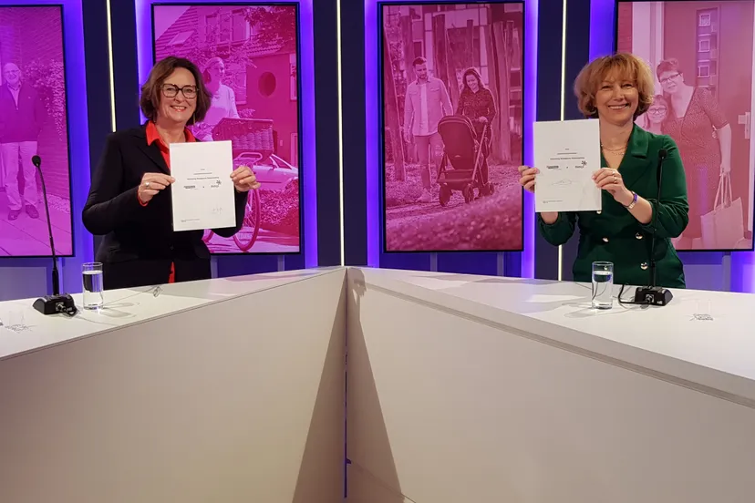 ondertekening samenwerkingscontract de woonplaats domijn