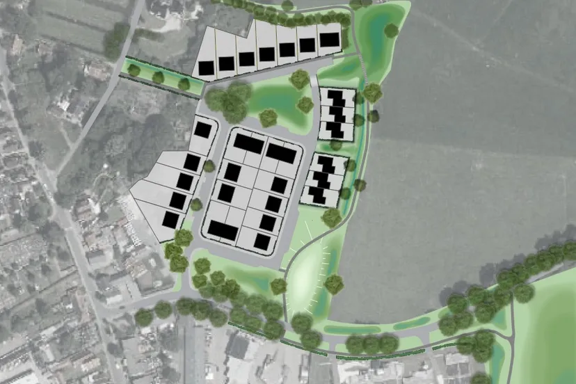 schetsontwerp wonen aan het dinkeldal