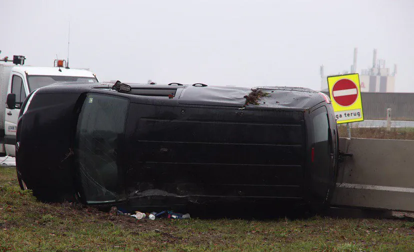 02 02 2019 eenzijdig ongeval a50 afrit eerde kopfoto