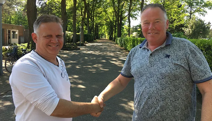 bertus v berkel en ron van rooij slaan handen ineen mei 20181