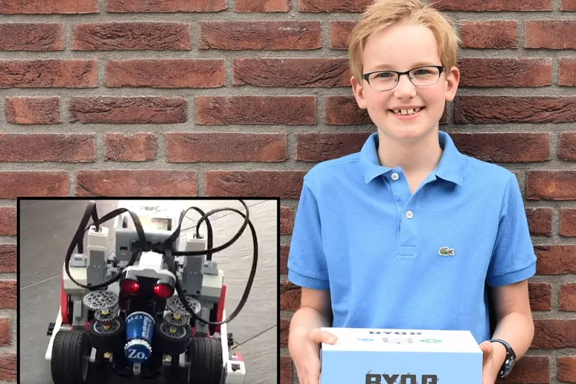 bierrobot wint robotwedstrijd