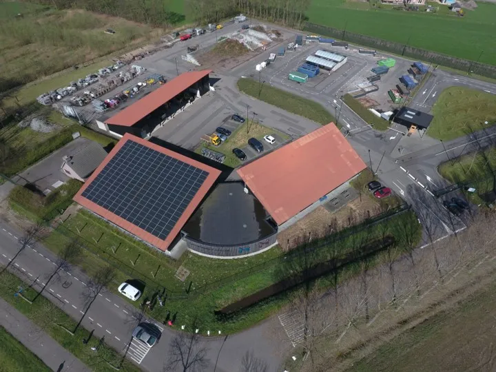 drone afbeelding milieustraat