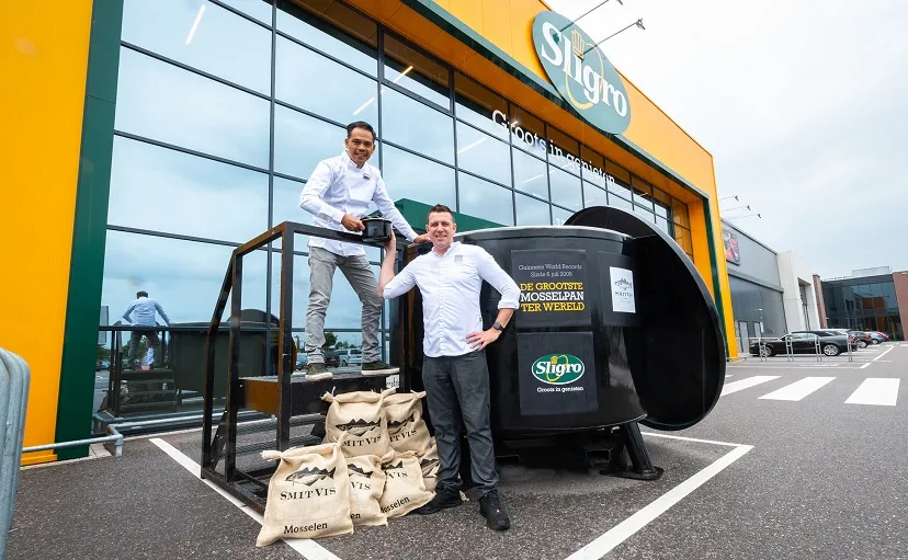 eerste mosselen van 2020 bij sligro