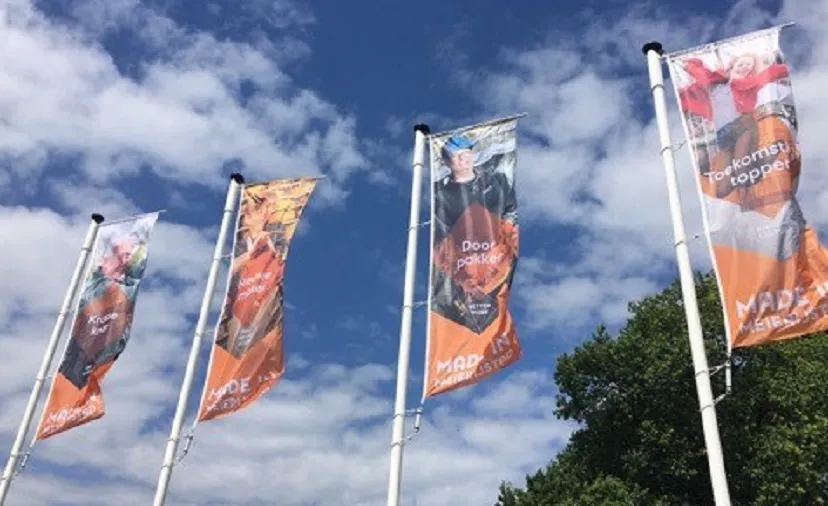 foto eerste banieren in top