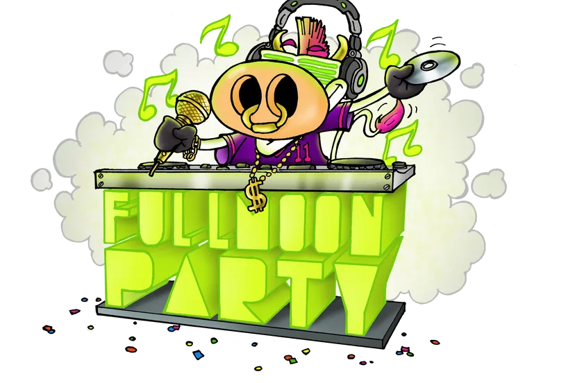 fullmoonpartylogo inkleur
