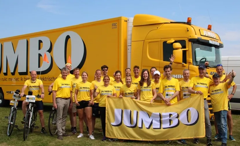 jumbo logistiek roparunteam