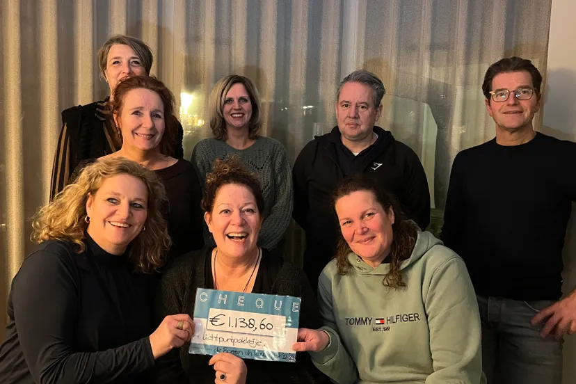 lichtpuntpakketje cheque