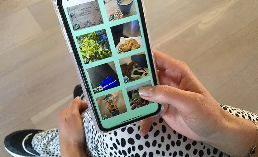 persfoto stay up en stay connected