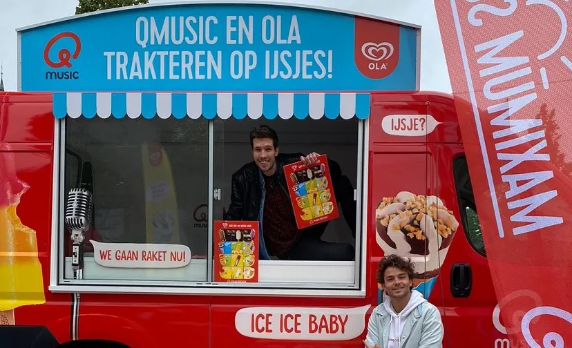 q ice cream truck bezoekt sligro 896x504
