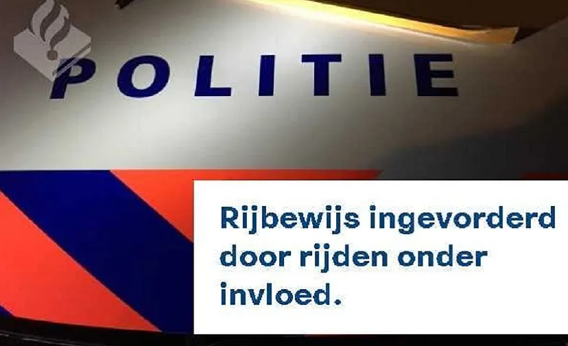 rijbewijs ingevorderd