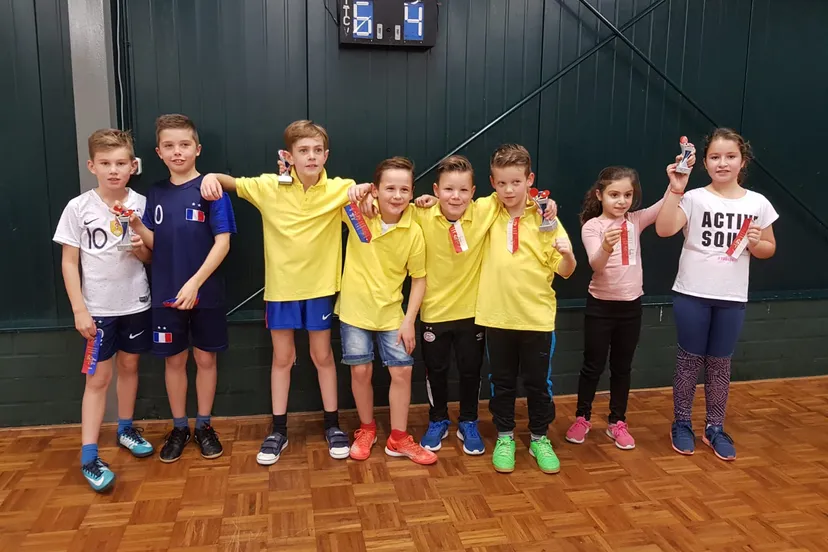 tafeltenniskampioenen basisscholen groep 5 en 6