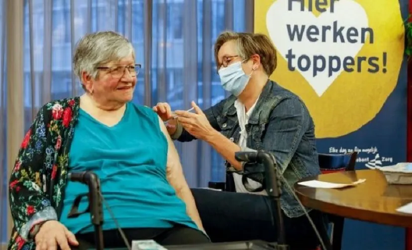vaccination at care institution 18 january 2021