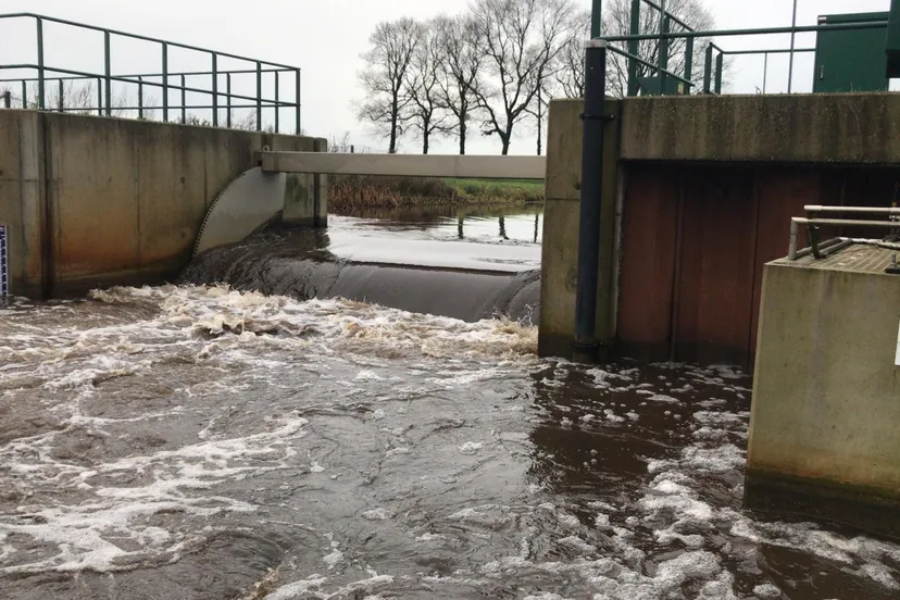 wdod hoge waterpeilen stuw