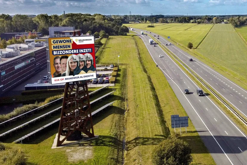 dr brandweer billboard assen gewoon