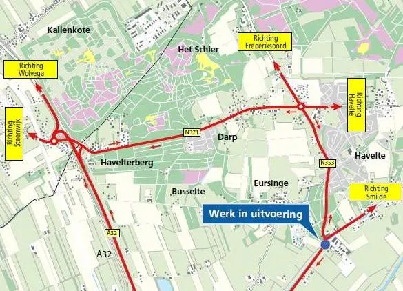 Havelte Omleidingsroute Boschkampbrug2