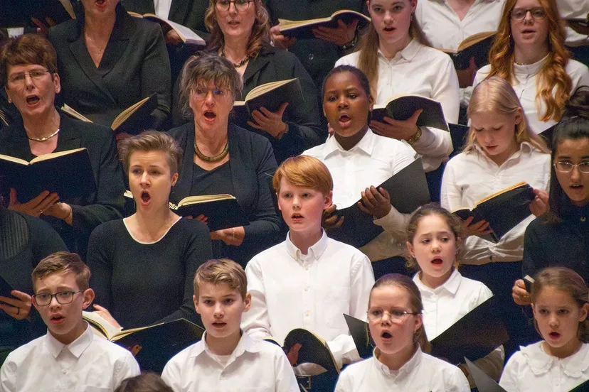 DR koorschool Concert Leeuwarden ingezoomd