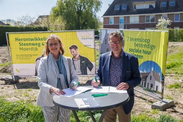 ondertekening steenweg moerdijk bew