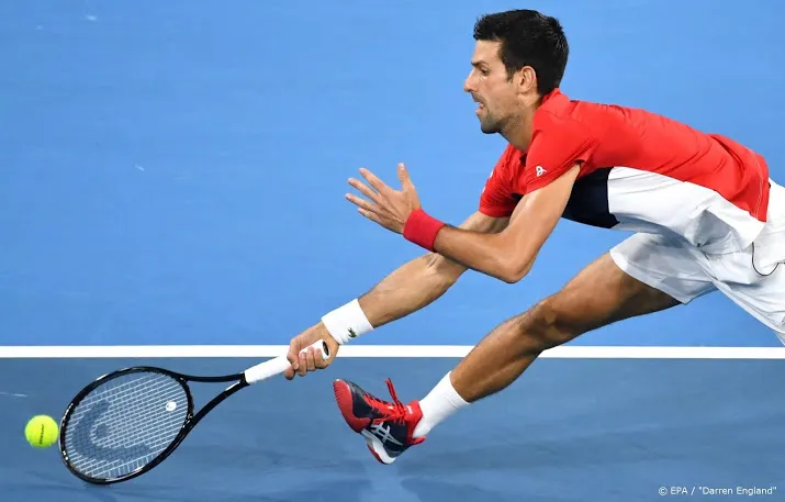 djokovic leidt servie langs franse tennissers op atp cup