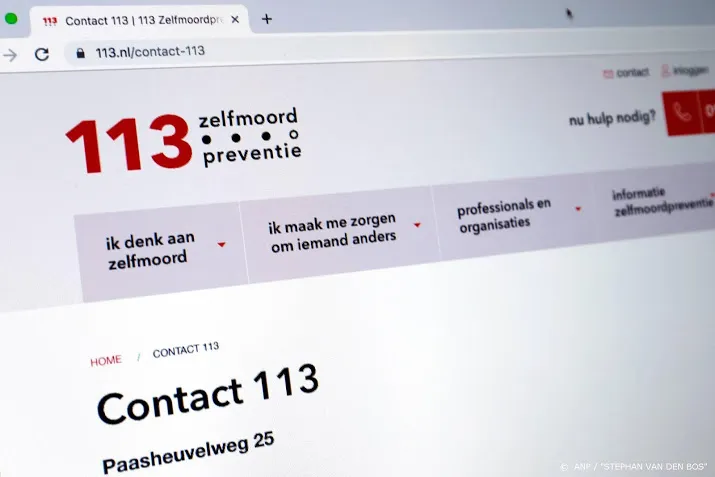 113 zelfmoordpreventie bereidt zich voor op toename hulpvragen