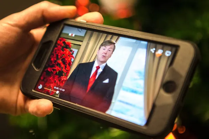17 miljoen tv kijkers kersttoespraak koning