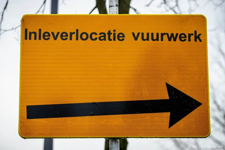 207 kilo vuurwerk ingeleverd op eerste inzameldag den haag