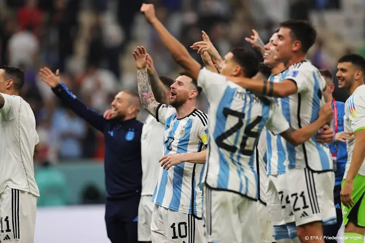 24 miljoen mensen zien hoe argentinie zich voor finale plaatst