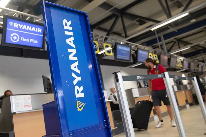 55 000 reizigers geraakt door acties ryanair