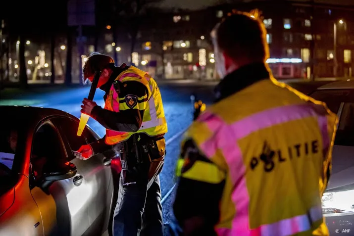 7383 boetes voor negeren avondklok iets meer dan vorige week
