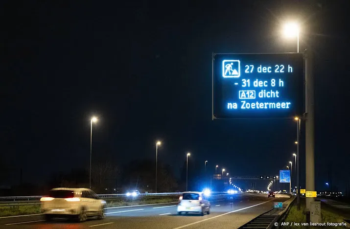 a12 zoetermeer dagen dicht voor ontmantelen deel brug