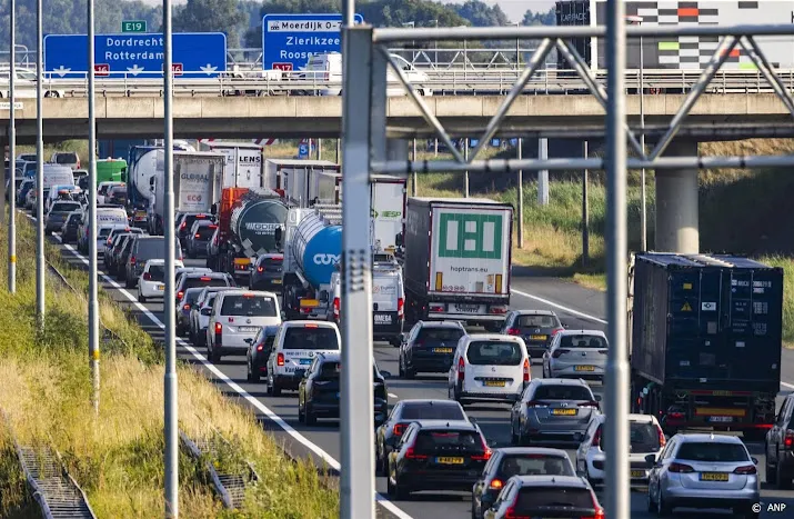 a16 richting breda dicht vanwege ongeval