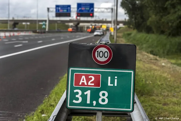 a2 dicht tussen breukelen en maarssen vanwege politieactie