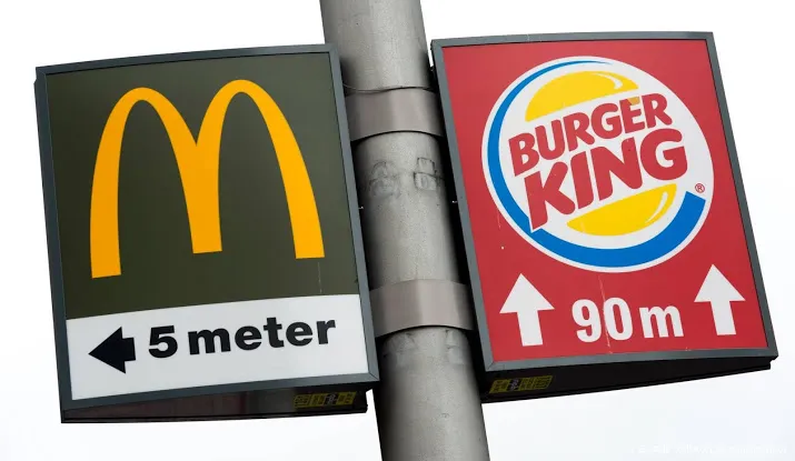 aantal fastfoodrestaurants in de lift