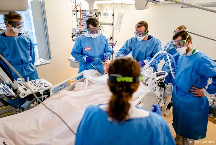 aantal nieuwe covid opnames verpleegafdelingen onverminderd hoog