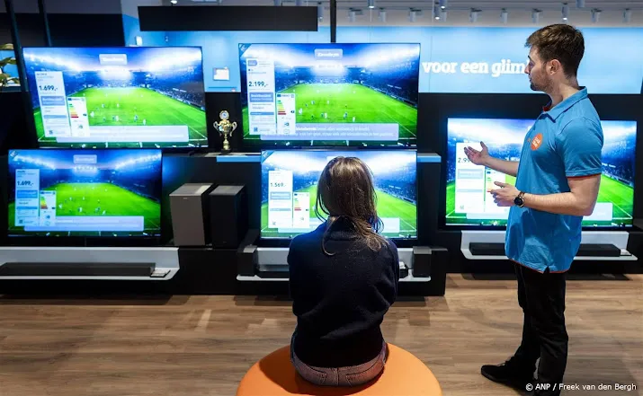 aantal televisieverkopen verdubbeld door ek