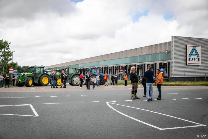 actie boeren bij eindhoven airport beeindigd