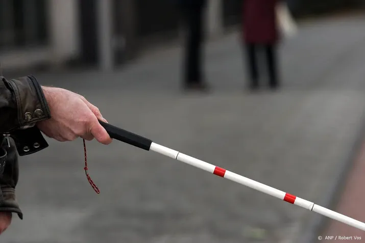 actie voor mensen met witte stok in verkeer
