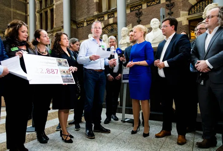 actievoerders niet ontevreden