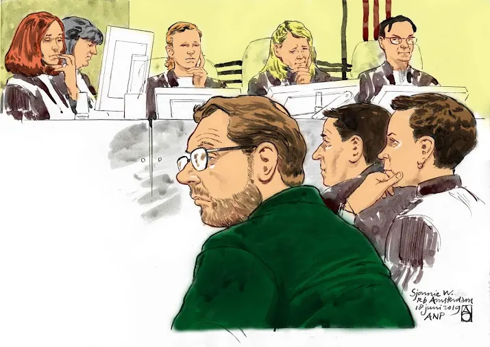 advocaten sjonny w om kijkt door trechter