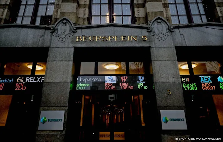 adyen flink omhoog op damrak aegon en abn amro onderuit